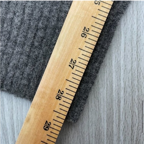 Everlane The Cozy Stretch Wide Leg Wool Blend Sweatpants Dark Gray - Picture 11 of 11